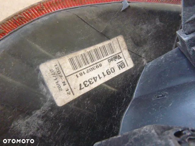 LAMPA LEWY TYŁ PRAWY TYŁ OPEL CORSA C KPL - 15