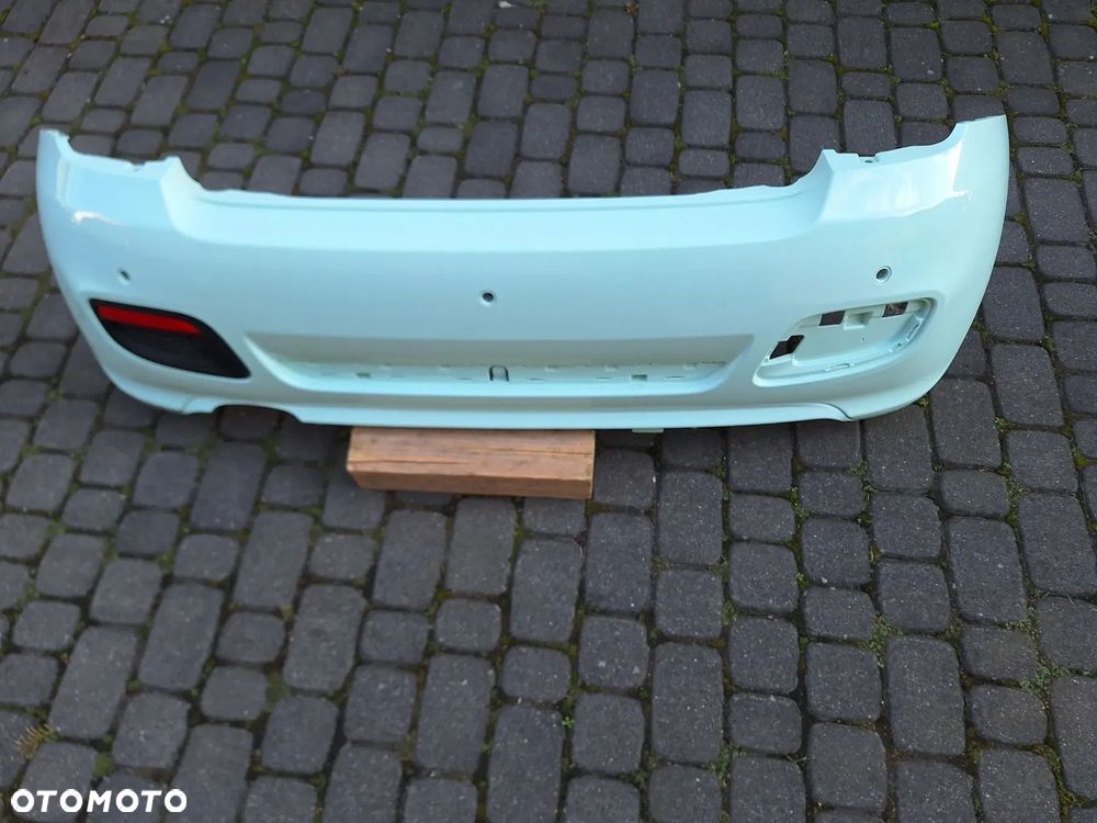 FIAT 500S 500 S SPORT 07-16 B.ŁADNY! CAŁY-NIE KLEJONY! ZDERZAK TYŁ TYLNY BEZ KRATKI ORYG FIAT 735565271 WYSYŁKA 24h - 12