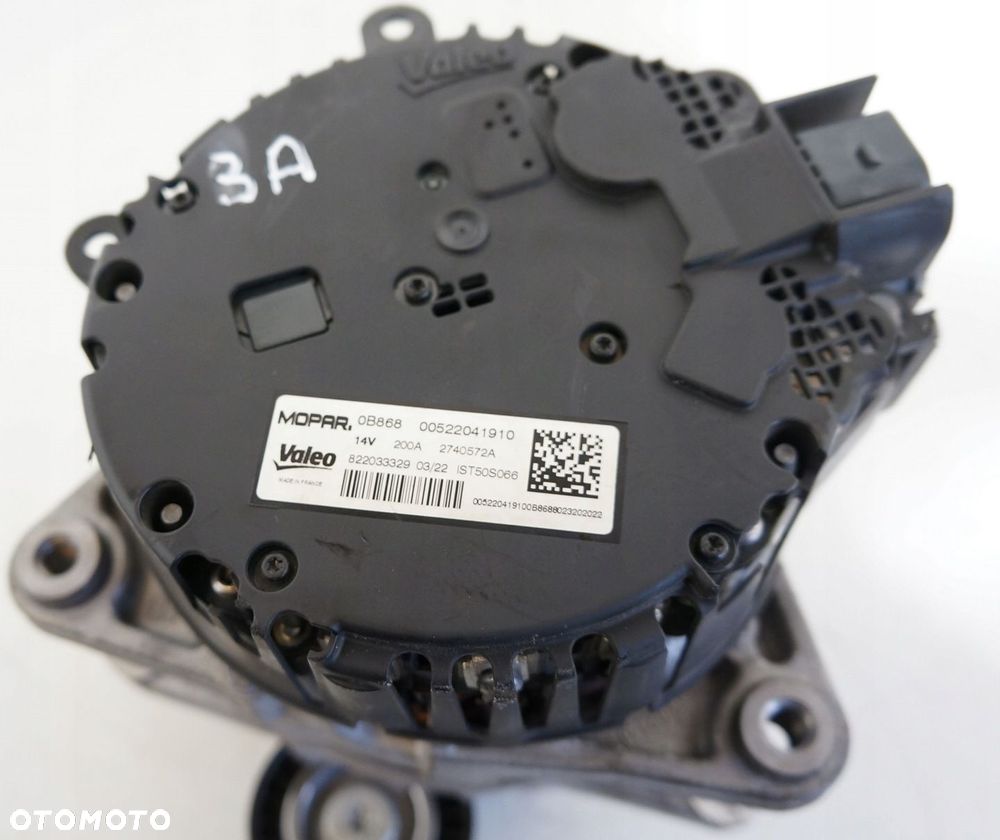 ALTERNATOR FIAT 500 PANDA III YPSILON 1,0 HYBRID MILD 00522041910 - 8