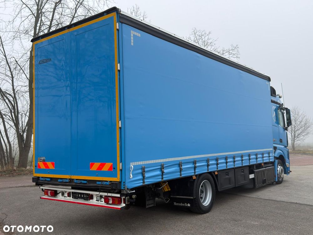 Mercedes-Benz ACTROS 1833 / FIRANKA/ WINDA / NOWY TACHOGRAF G2V2 / NOWE OPONY / 19PALET / 8TON ŁADOWNOŚCI / AUTOMAT / DUŻY SILNIK  / SYPIALKA / SERWISOWANY / 2018 / JAK NOWY  / - 4