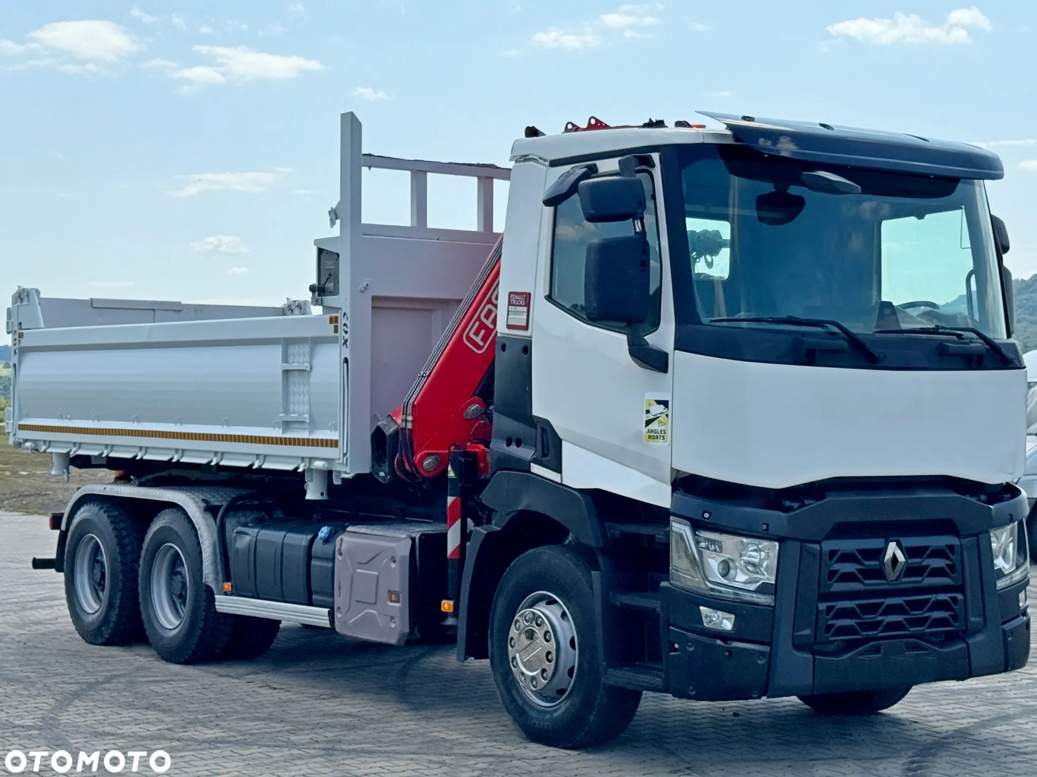 Renault C 430 * WYWROTKA 5,20 m * FASSI F165A.0.23 + PILOT / 6x4 - 4