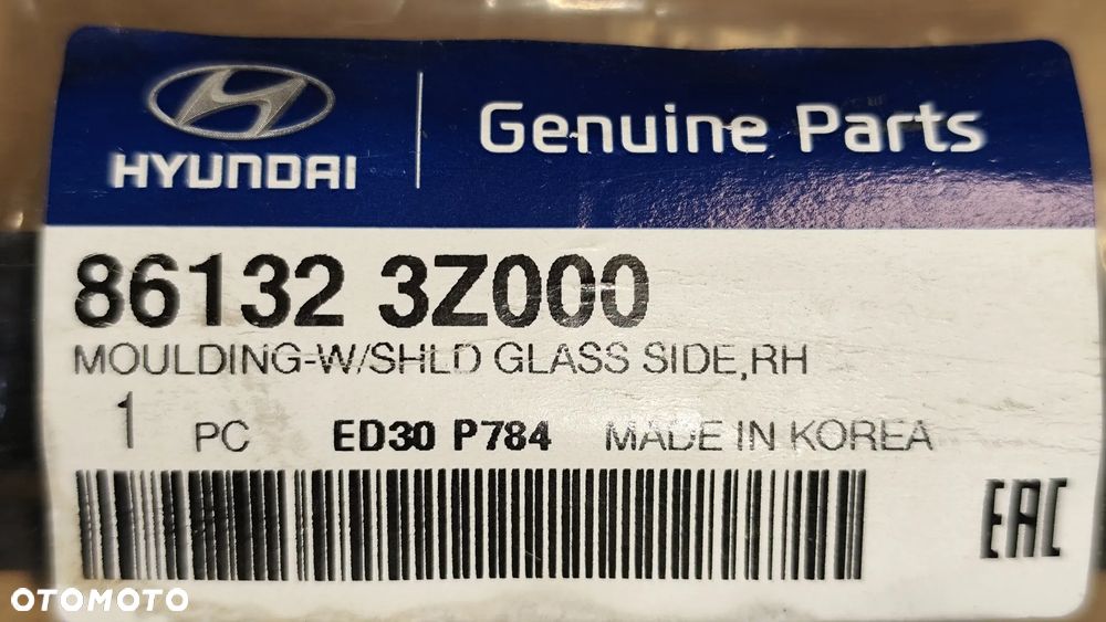 NOWA LISTWA BOCZNA SZYBY CZOŁOWEJ PRZEDNIEJ HYUNDAI I40 861323Z000 - 4