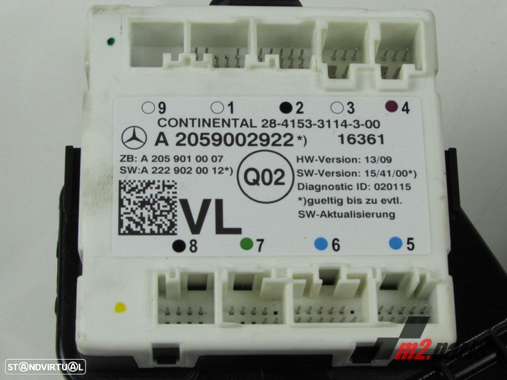 Elevador Esquerdo/Frente Seminovo/ Original MERCEDES-BENZ C-CLASS (W205)/MERCEDE... - 3