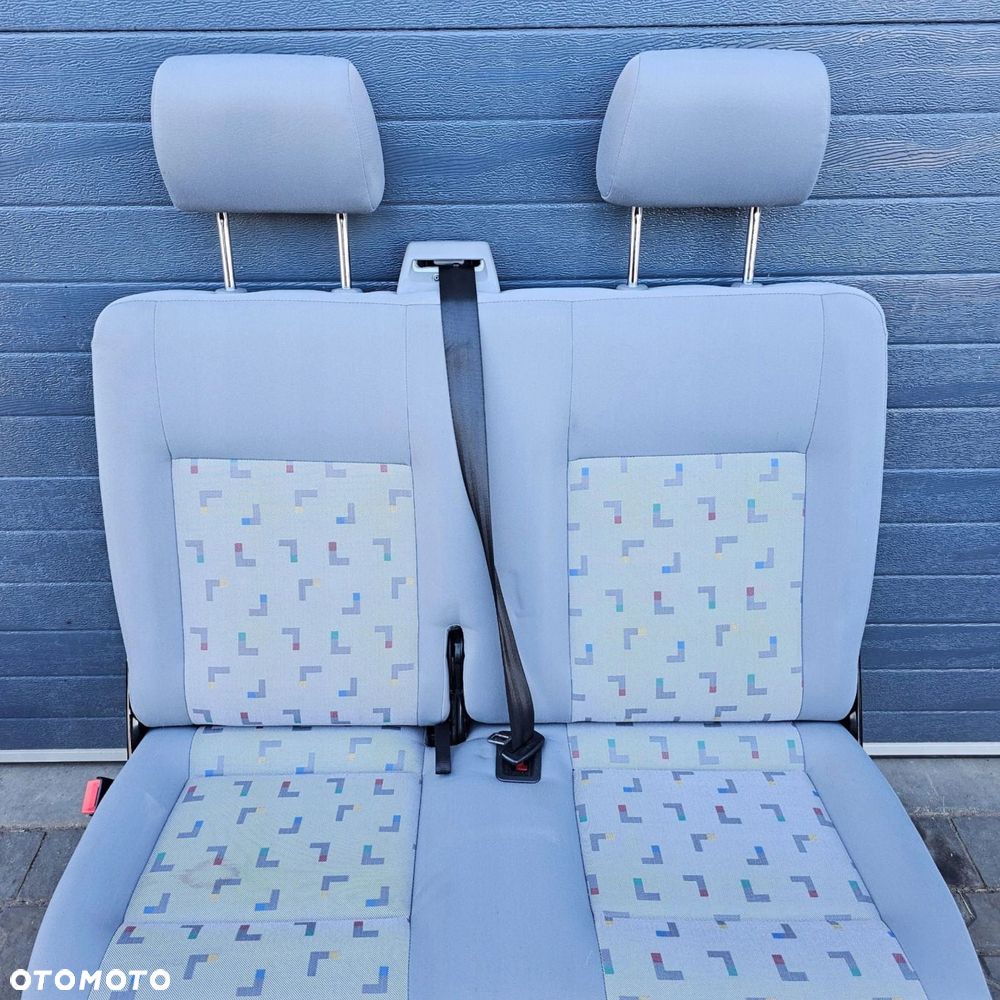 VW T5 T6 fotel podwójny dwójka kanapa 2 rząd TYŁ LLL - 2