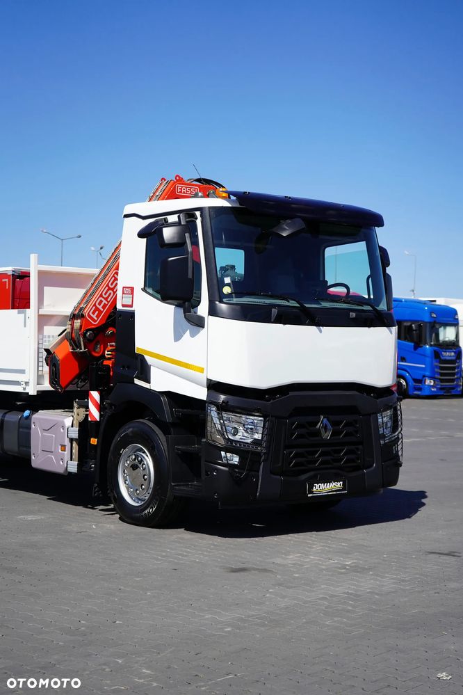 Renault C 430 / 6 X 2 / E 6 / SKRZYNIOWY + HDS / FASSI F 195 / ROTATOR / PILOT / DŁ. 8,05 M - 30
