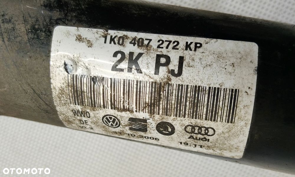 Touran I półoś lewa prawa 1,4TSI DSG automat Golf Caddy 3 Volkswagen 1K0 407 271 FP, 1K0 407 272 KP - 3
