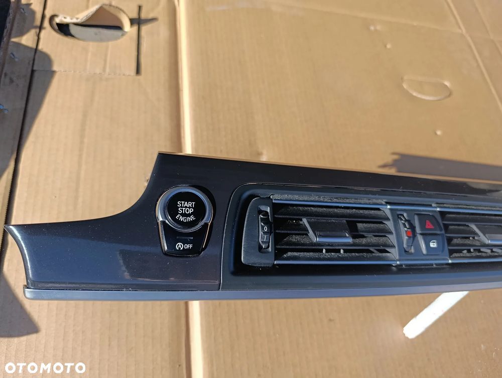 BMW 5 F10 F11 DEKOR LISTWA KONSOLI DECOR KRATKI NAWIEWU - 2