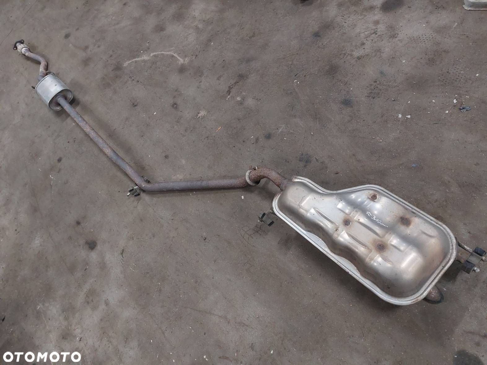 TŁUMIK WYDECH ŚRODKOWY + KOŃCOWY KIA PICANTO I 1.1 12V - 1