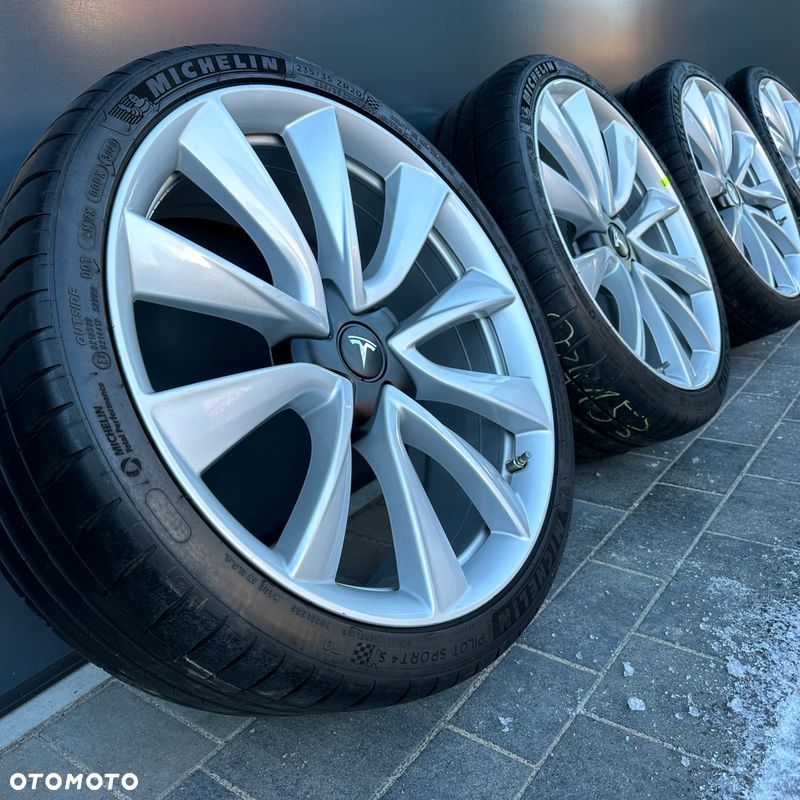 KOMPLET KÓŁ TESLA MODEL 3 PERFORMANCE LATO MICHELIN PILOT 235/35/20 20” 20 - 1