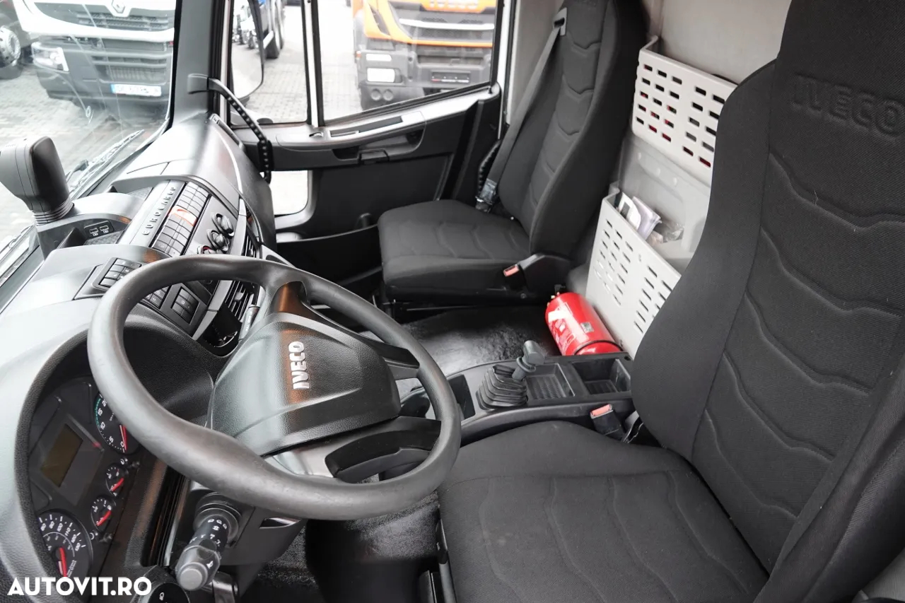 MAN EUROCARGO / 12. 190 / PERDEA - 8,5 m / SOLO / RIDIFICĂTOR / CONTRACTUL DE SERVICE POST / EURO 6 - 22