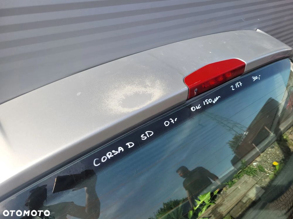 Opel Corsa D 5d 2007r Klapa bagaznika Z157 - 3