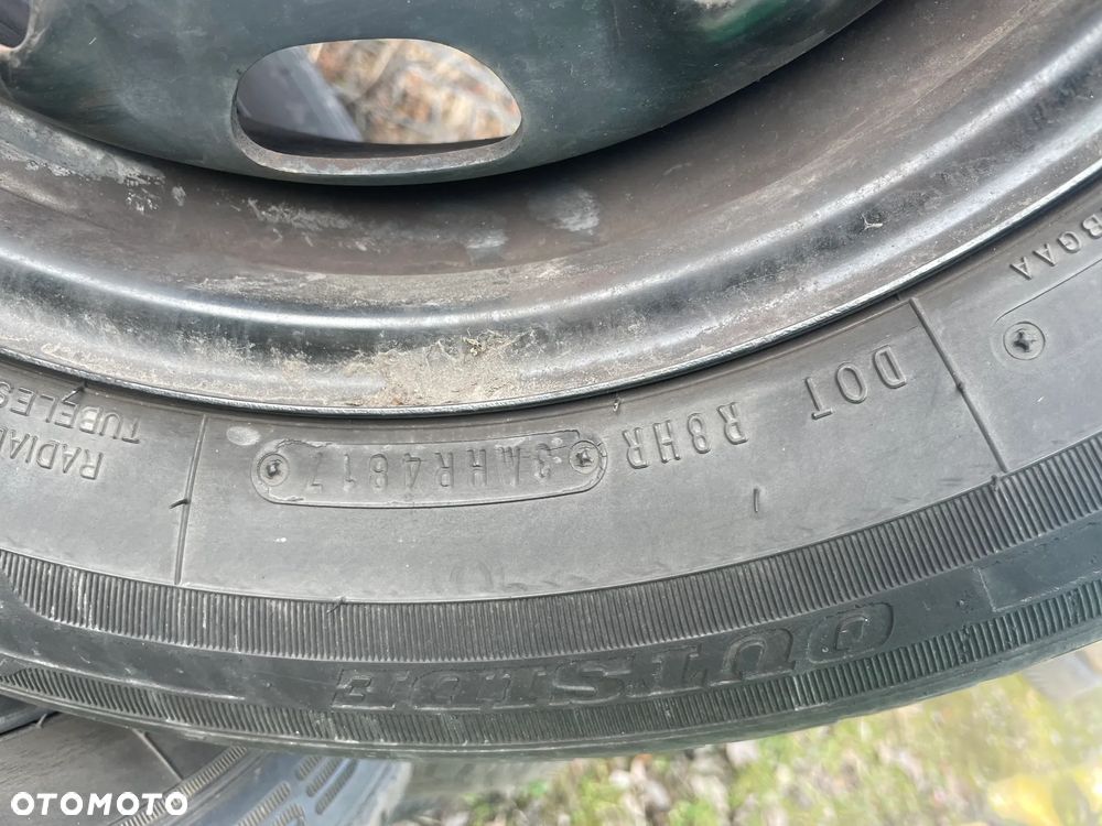 Koło felgi z oponami dunlop 14' 5x100 ET35 6Q0801027R POLO 9N SKODA FABIA I IBIZA IV - 13