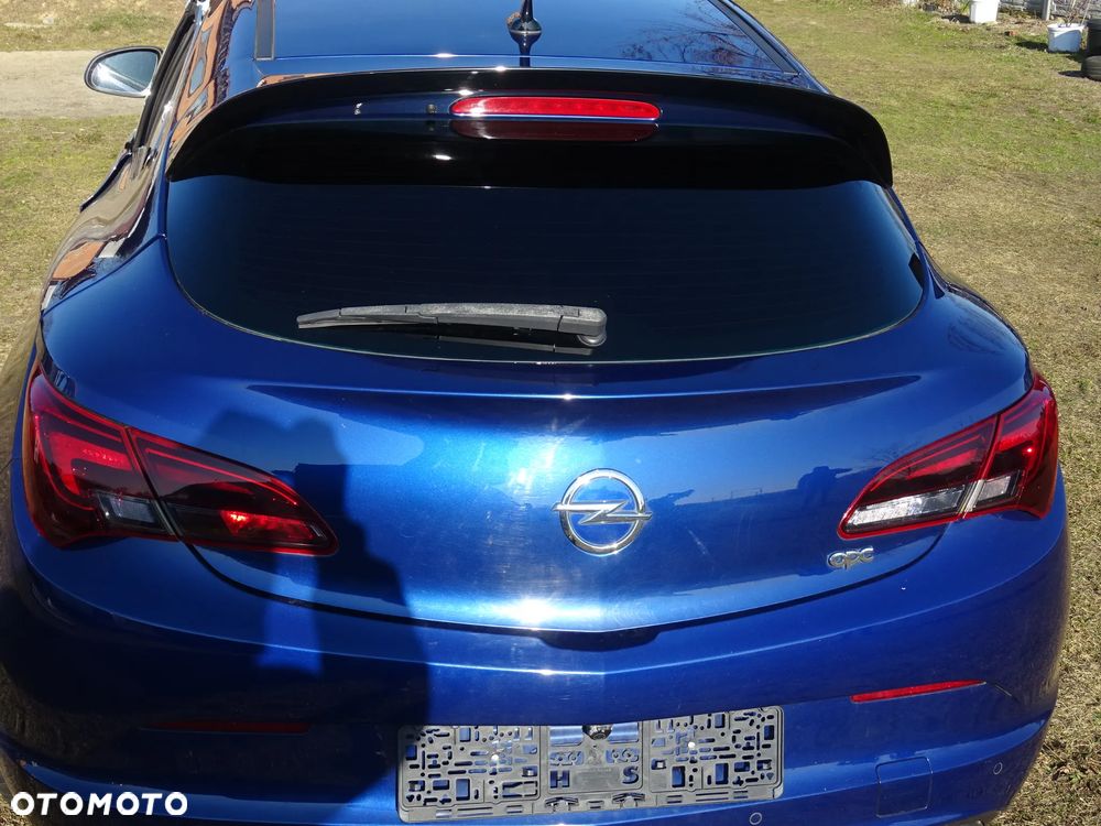 OPEL ASTRA J OPC GTC COUPE KLAPA TYŁ TYLNA SPOILER Z22N - 2