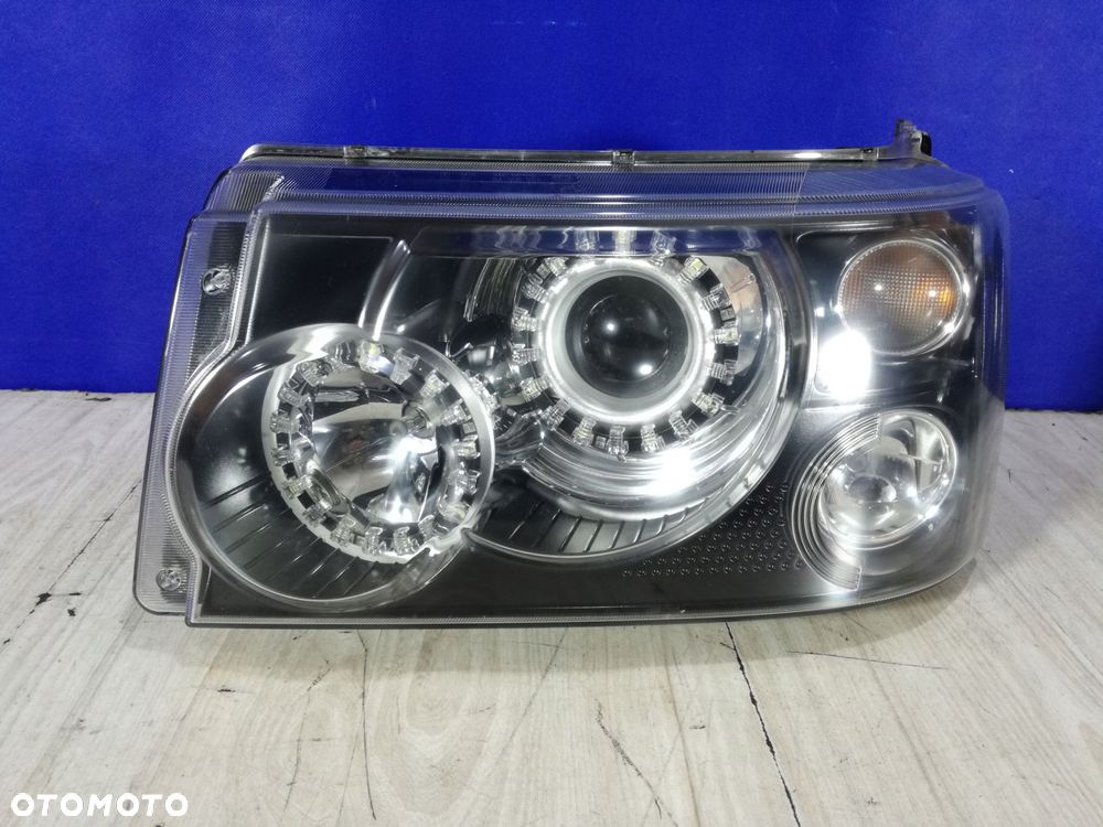 range rover sport l320 04/09 lampa reflektor lewa bi xenon 12 pin - 2