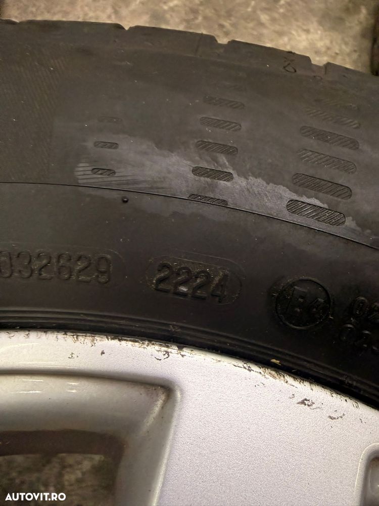 Set jante aliaj VW TRANSPORTER T5, T6 cu cauciucuri vara 235/55R17 dot 2024 cod OEM janta 7E0601025C - 6