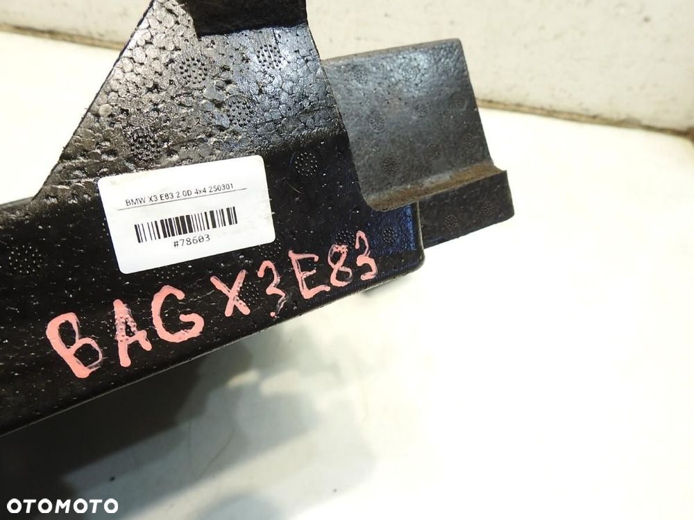 WKŁAD STYROPIAN BAGAŻNIKA KOŁA ZAPASOWEGO BMW X3 E83 3428943 - 2