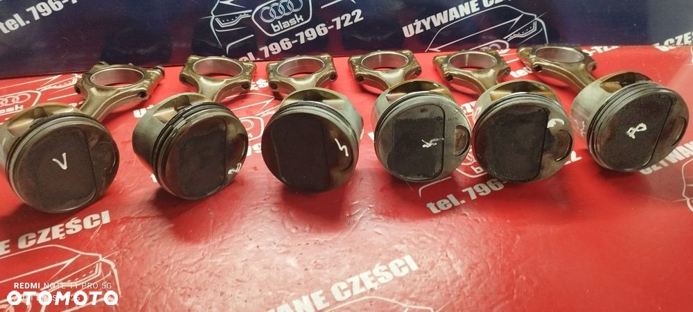 Tłok z Korbowodem Audi S6 4.2 Q 340 KM ANK Części Blask Gołdap