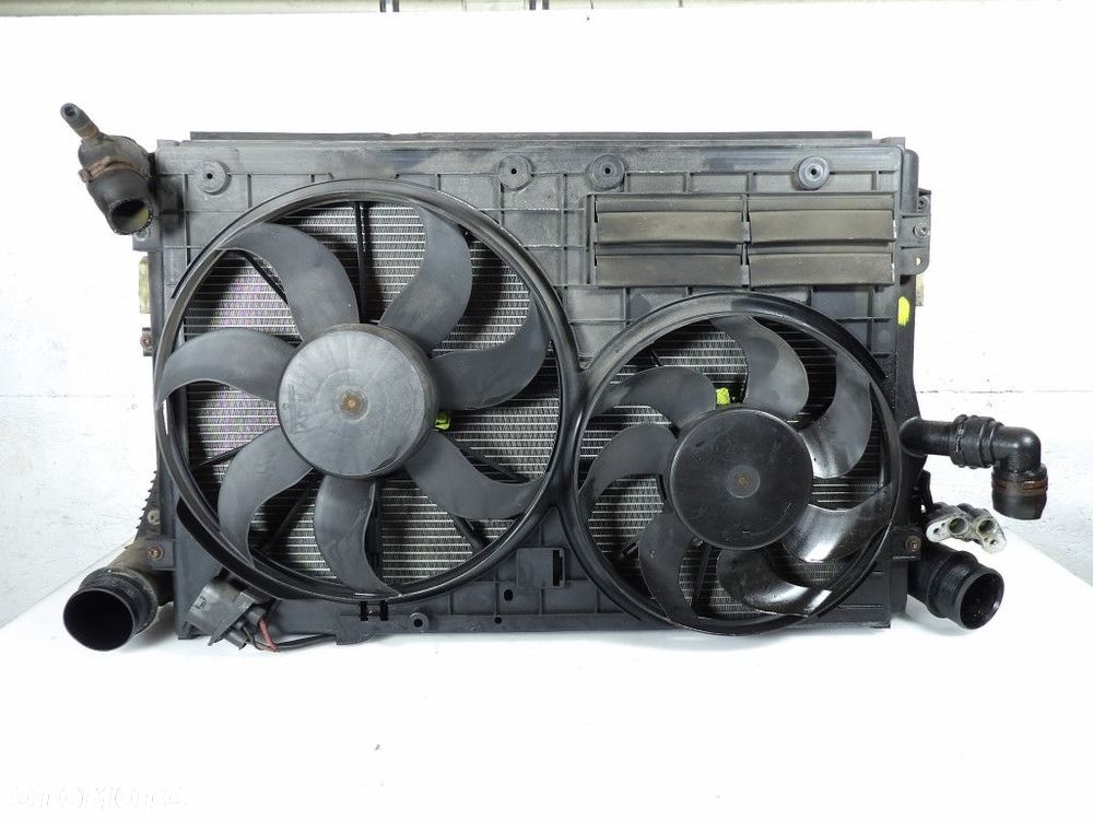 SKODA SUPERB II LIFT 2.0TDI CHŁODNICA KOMPLET CHŁODNIC WODY KLIMY - 2