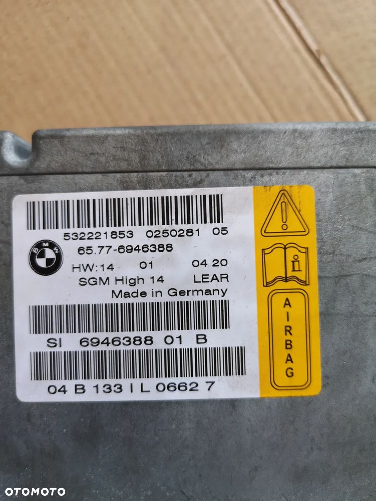 Moduł poduszek powietrznych BMW 5 E60 E61 6946388 - 4
