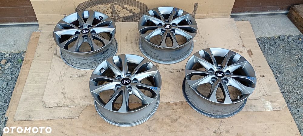 Alufelgi felgi aluminiowe alusy 5x114.3 R16 6,5J ET48 R16 Hyundai ix35 52910-2Y510 - 1