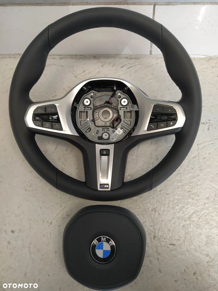 BMW F40 G20 G21 G22 G23 KIEROWNICA MULTIFUNKCYJNA SKÓRA TEMPOMAT ASYSTENT PASA RUCHU  NOWA - 11