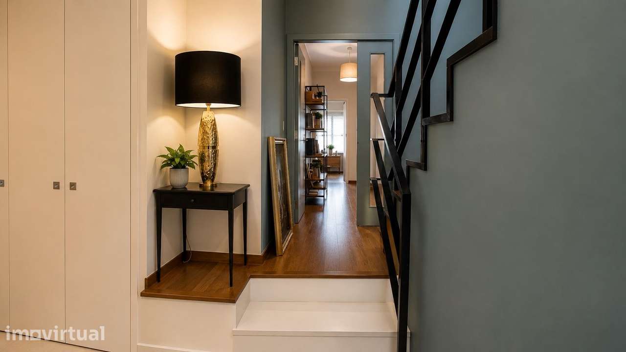 Apartamento T4 Duplex com terraço e 3 lugares de garagem - Grande imagem: 5/22