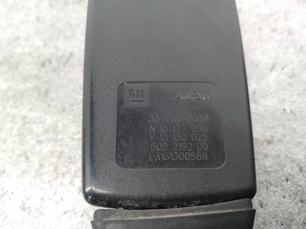 ZAPINKI, SPINKI PASA PRZÓD KOMPLET OPEL ASTRA H 13217491  13217492 13127268 - 7