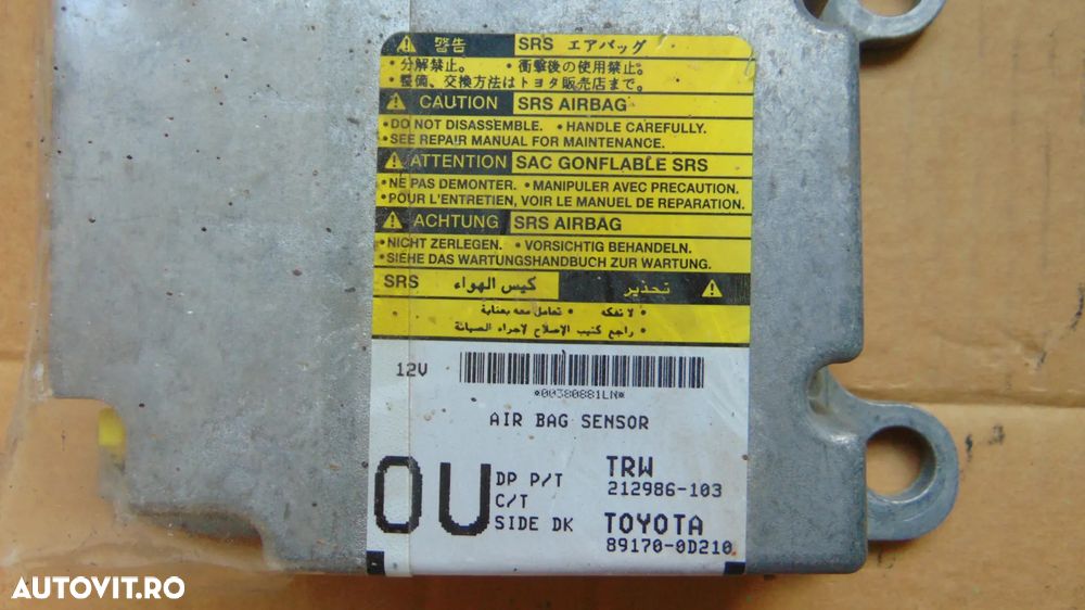 Centuri fata si modul airbaguri Toyota Yaris an 2007 - 6