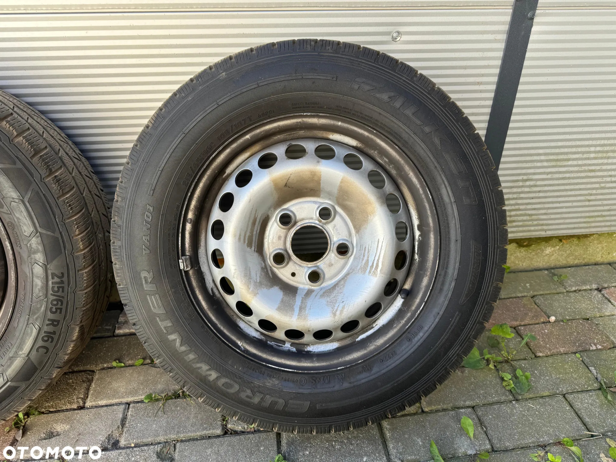 4x Opony koła zimowe 215/65r16c 5x120 vw t5 t6 transporter volkswagen falken - 7