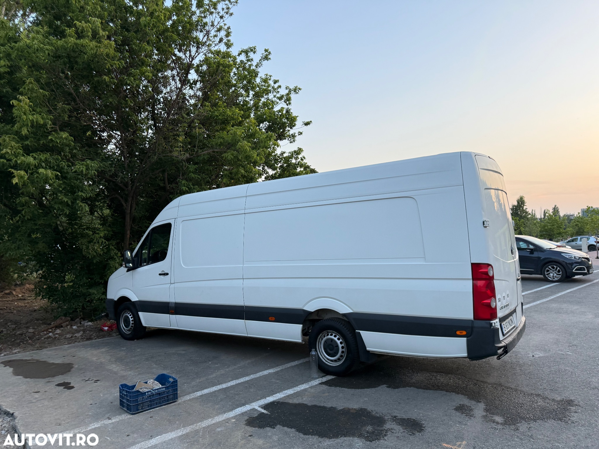 Volkswagen Crafter 2017 VW 2.0 140cai Unic Proprietar de Noua Km Reali Carte Service Istoric Complet Stare buna Fără rugina Duba Autoutilitara NU Sprinter - 30