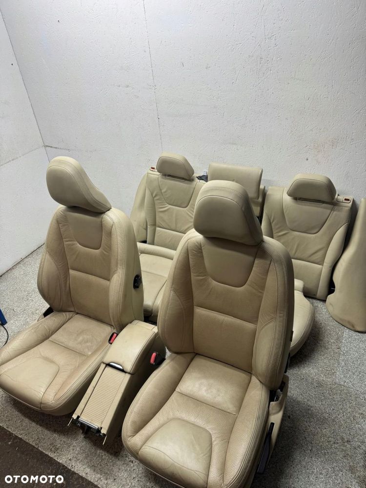 fotel lewy prawy kanapa komplet volvo v60 i 2011-2018 skóra - 8