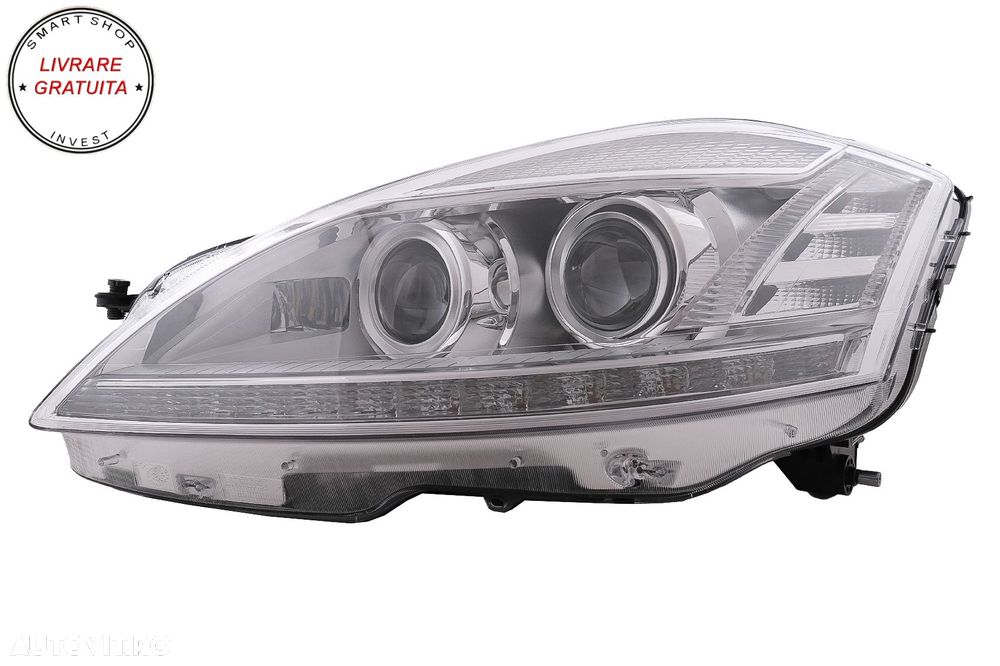 Faruri LED Mercedes W221 S-Class (2005-2009) Facelift Look LHD- livrare gratuita - 10