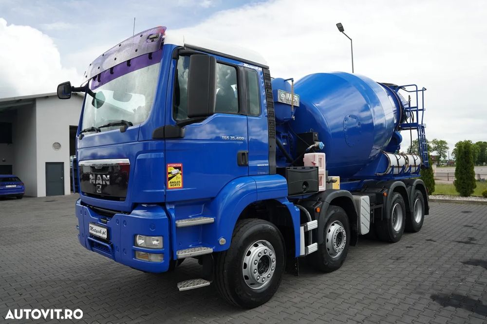 MAN TGS 35.400 / 8x4 / BETONIERĂ / IMER / BETONIERĂ 9 M3 / - 8