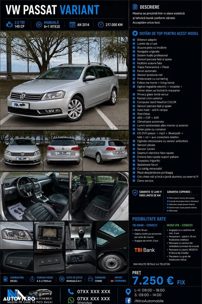 VOLKSWAGEN Passat 2014 — imagine 6