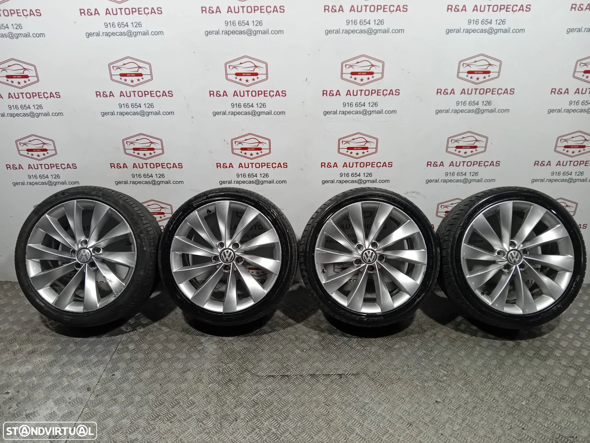Jantes R18  Originais VW Scirocco  235/40/18 - 7