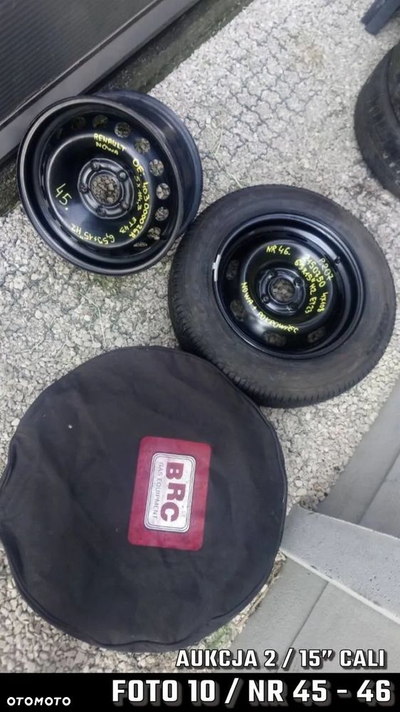 15 CALI  KOŁO / FELGA / OPONA RÓŻNE MARKI STALOWE / ALUMINIOWE / ZIMOWE / LETNIE / WIELOSEZONOWE - 12