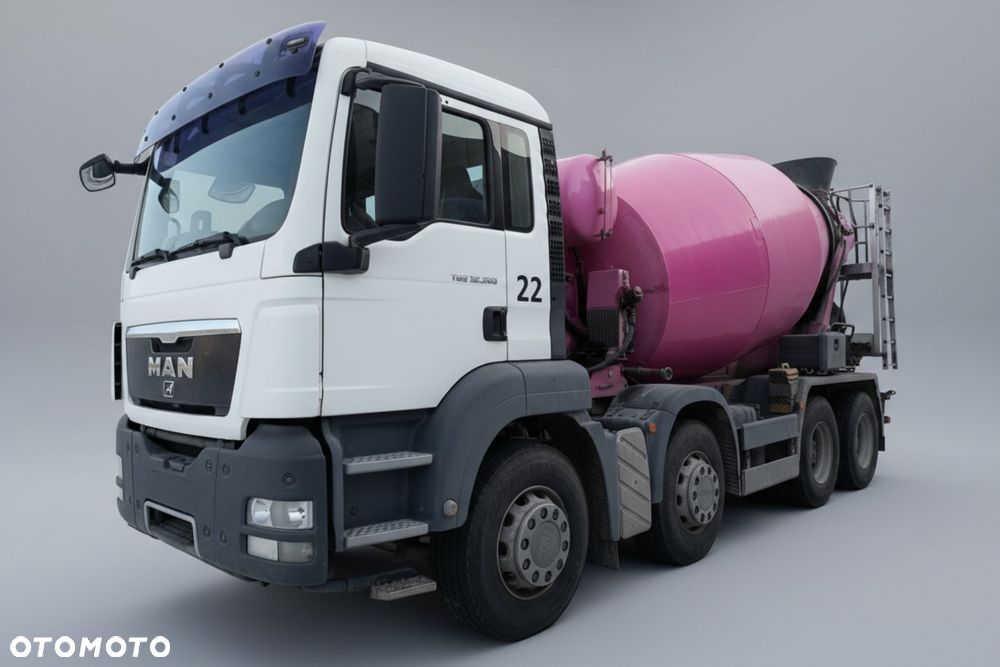 MAN TGS 32-360 8x4 STETTER - GRUSZKA 9m3 - 3
