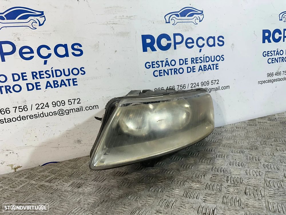 .Conjunto Farol Otica Frente Frontal Direita Esquerda Audi A6 C6 Original - 11