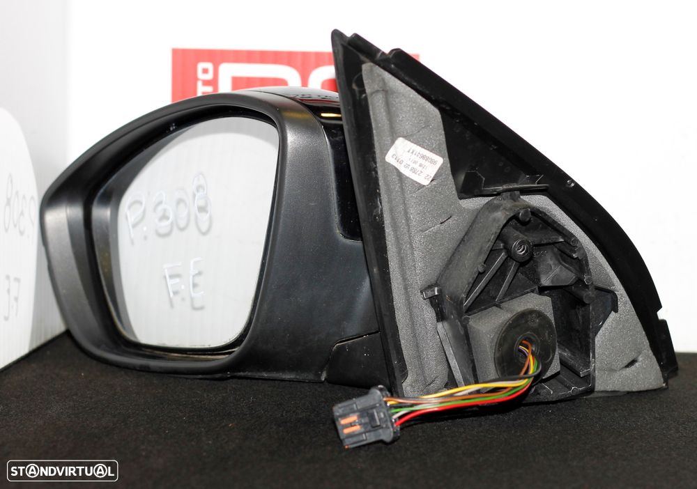 ESPELHO RETROVISOR ESQUERDO PEUGEOT 308 - 5
