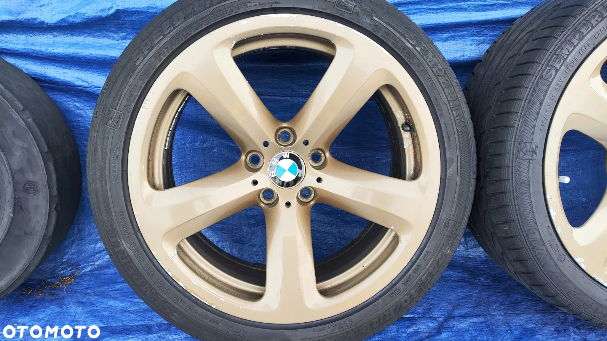 KOŁA FELGI ALUFELGI STYLING 249 5x120 8.5J 9J 19 ET14 ORYGINALNE 6777353 6777354 OPONY 245/40R19 275/35R19 BMW E63 E64 LCI LIFT - 3