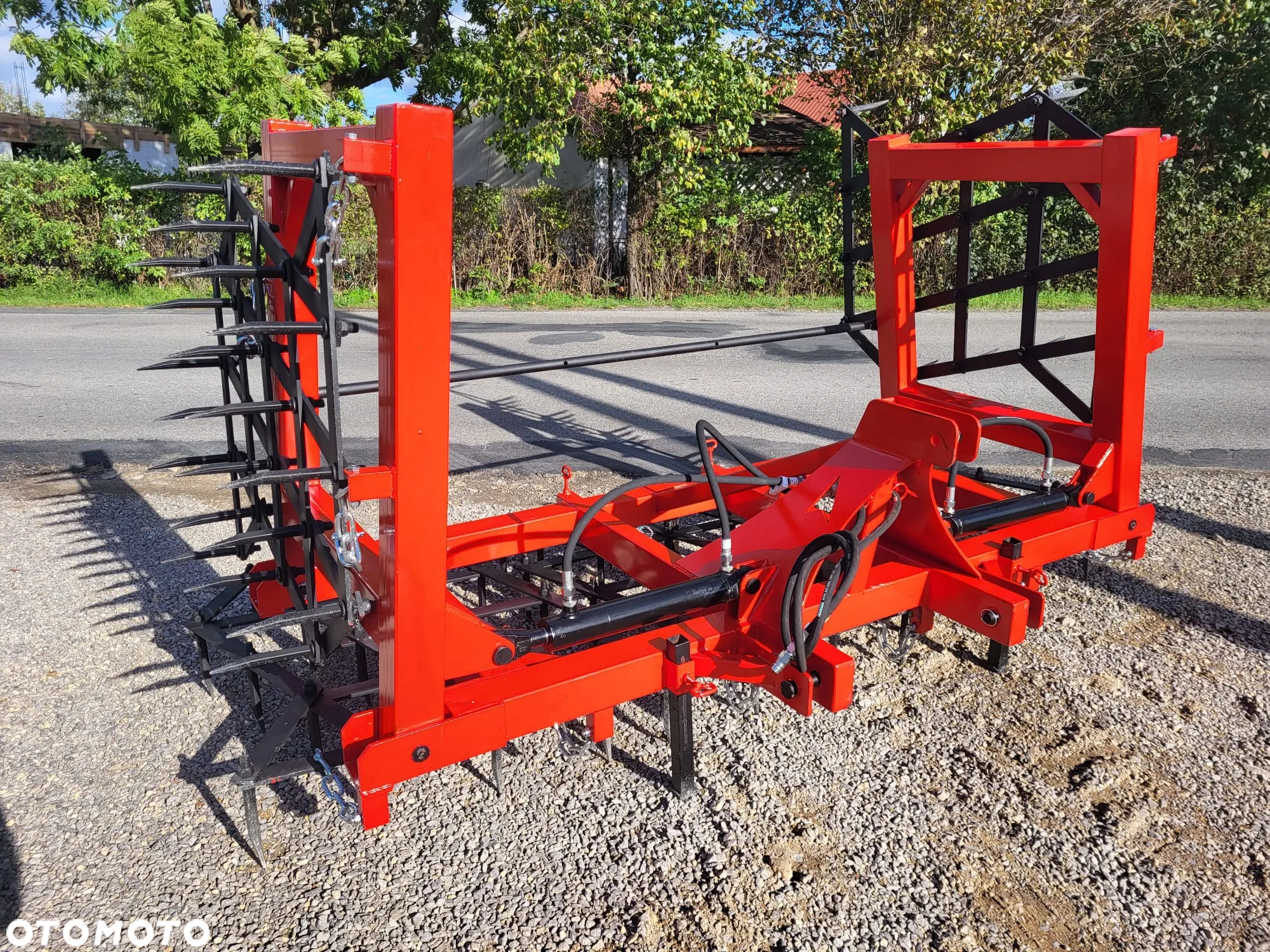 BRONY POLOWE HYDRAULICZNIE składane CIĘŻKIE *5pól *2 siłowniki *20 ząb - 2