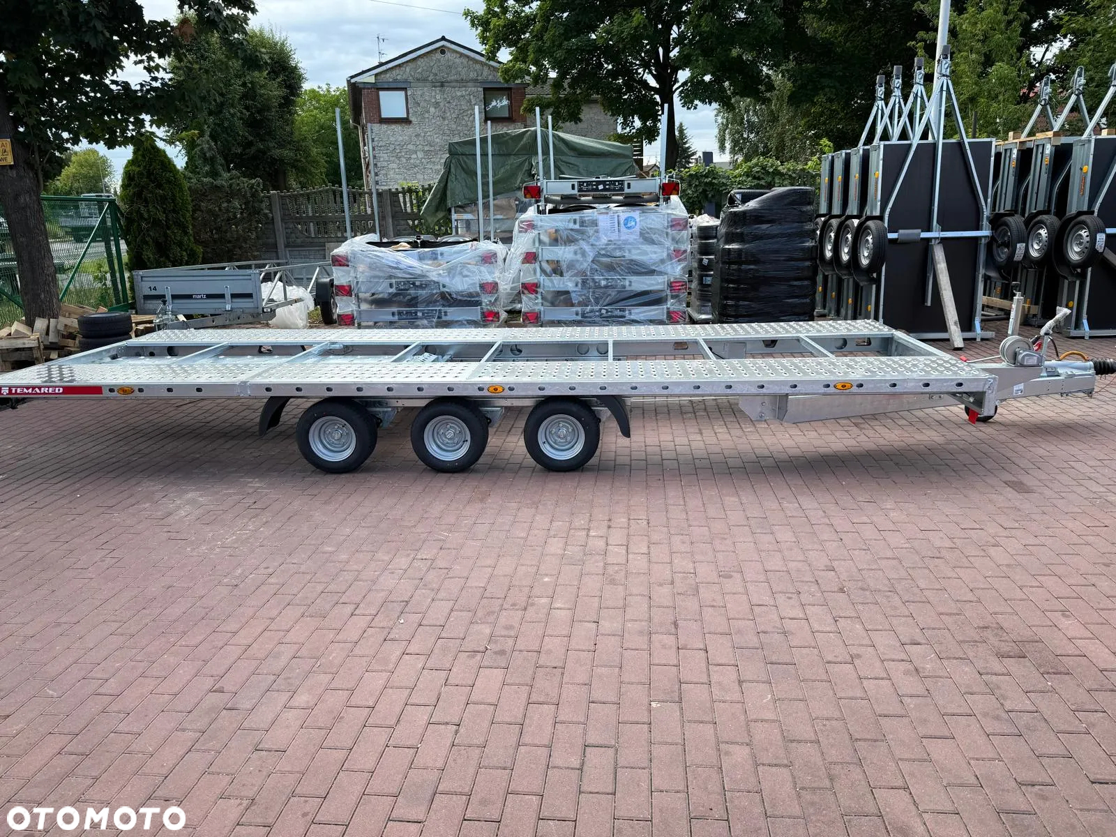TEMARED Przyczepa CAR DECK 6021/3 3,5T 600x210cm 3 osie DMC 3500kg OKAZJA WYPRZEDAŻ! - 2