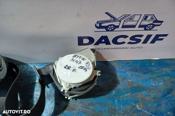 Centura siguranta fata dreapta 2014 7243308 34078319C BMW Seria 3 F30 - 2
