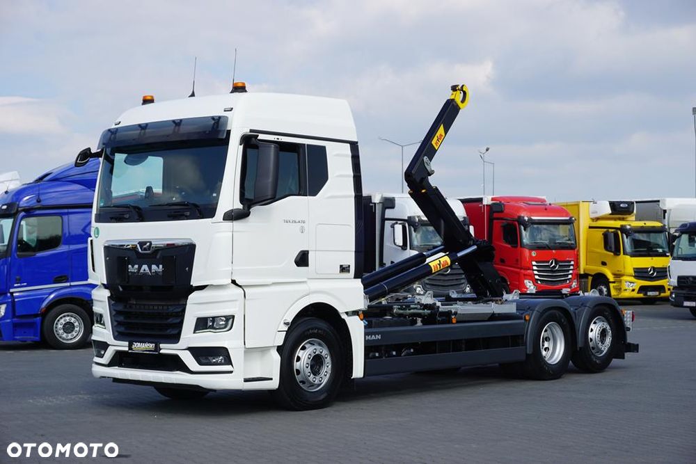 MAN TGX / 26.470 / E 6 / GM / HAKOWIEC HYVA / OŚ SKRĘTNA / RETARDER - 1