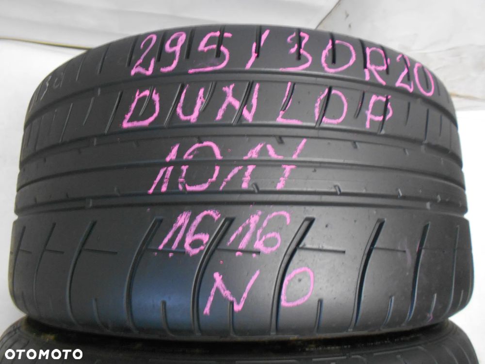 OPONY 295/30R20 DUNLOP SPORT MAXX RACE NO DOT 1616 5.2MM - 2