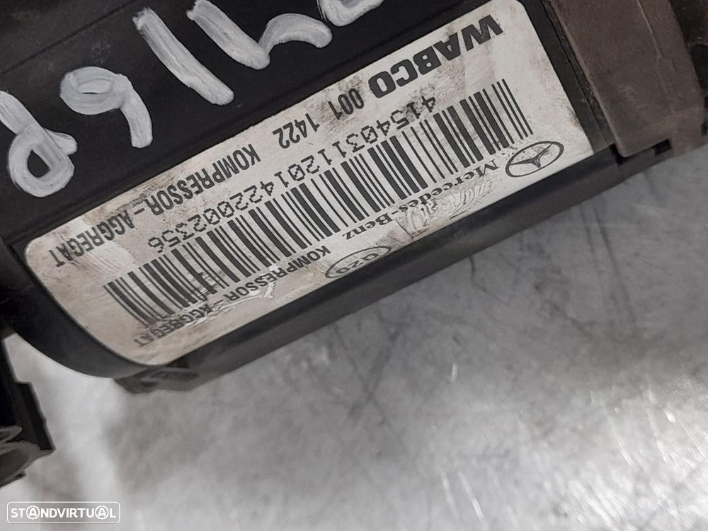 COMPRESSOR SUSPENSÃO PPNEUMATICA MERCEDES-BENZ CLASSE S 2002 -4430201901 - 4