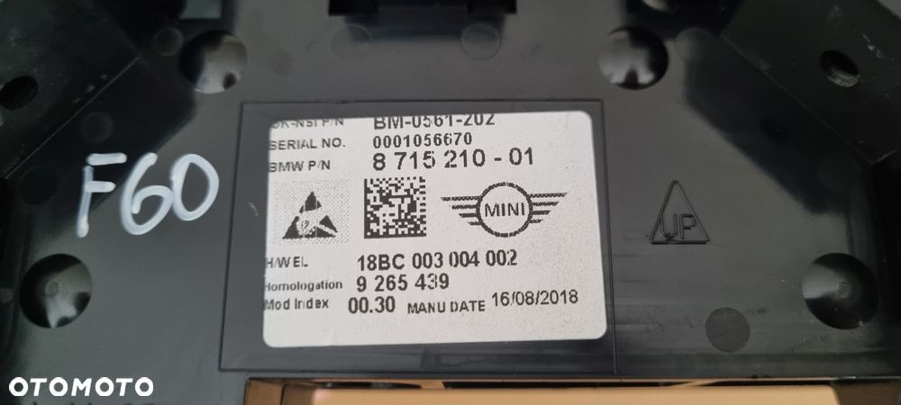 BMW COOPER COUNTRYMAN F60 2017- Licznik Zegary Oryginał - 6