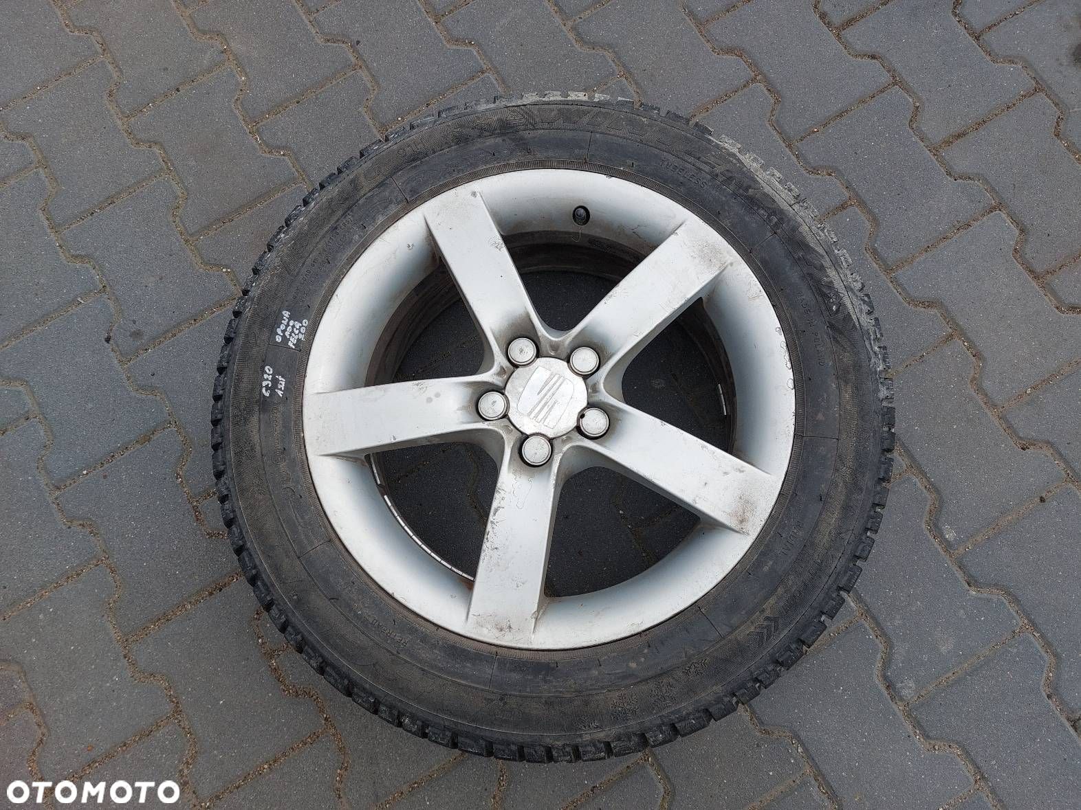 FELGA ALUMINIOWA 1 SZT 5x100 7Jx16 ET42 FI57,1 SEAT LEON I 1M0601025N - 1