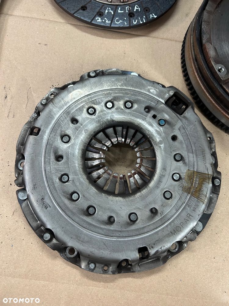 Alfa Romeo Giulia 2.2 sprzęgło dwumas 55271534 55281104 docisk tarcza ładne koło zamachowe - 7