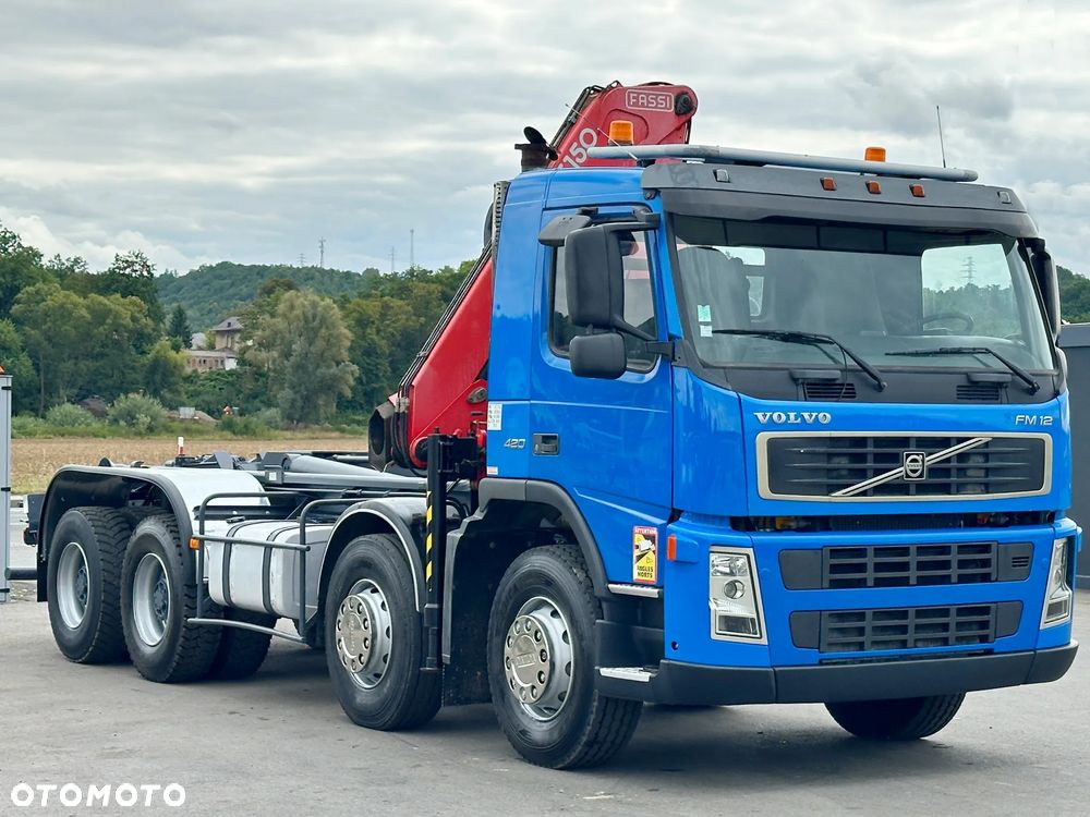 Volvo FM 12.420 * HAKOWIEC + FASSI F150A.21 * 8x4 * STAN BDB - 4